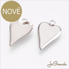 Lôžko Srdce CHIRURGICKÁ OCEĽ 15x10mm, 10 ks (CH1628_10)